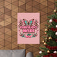 Analog Haze Matte Poster — Retro Butterfly Cherry Wall Art