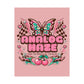 Analog Haze Matte Poster — Retro Butterfly Cherry Wall Art