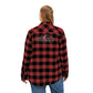 Black Plaid Flannel Shirt — Distressed Western Star Back Print