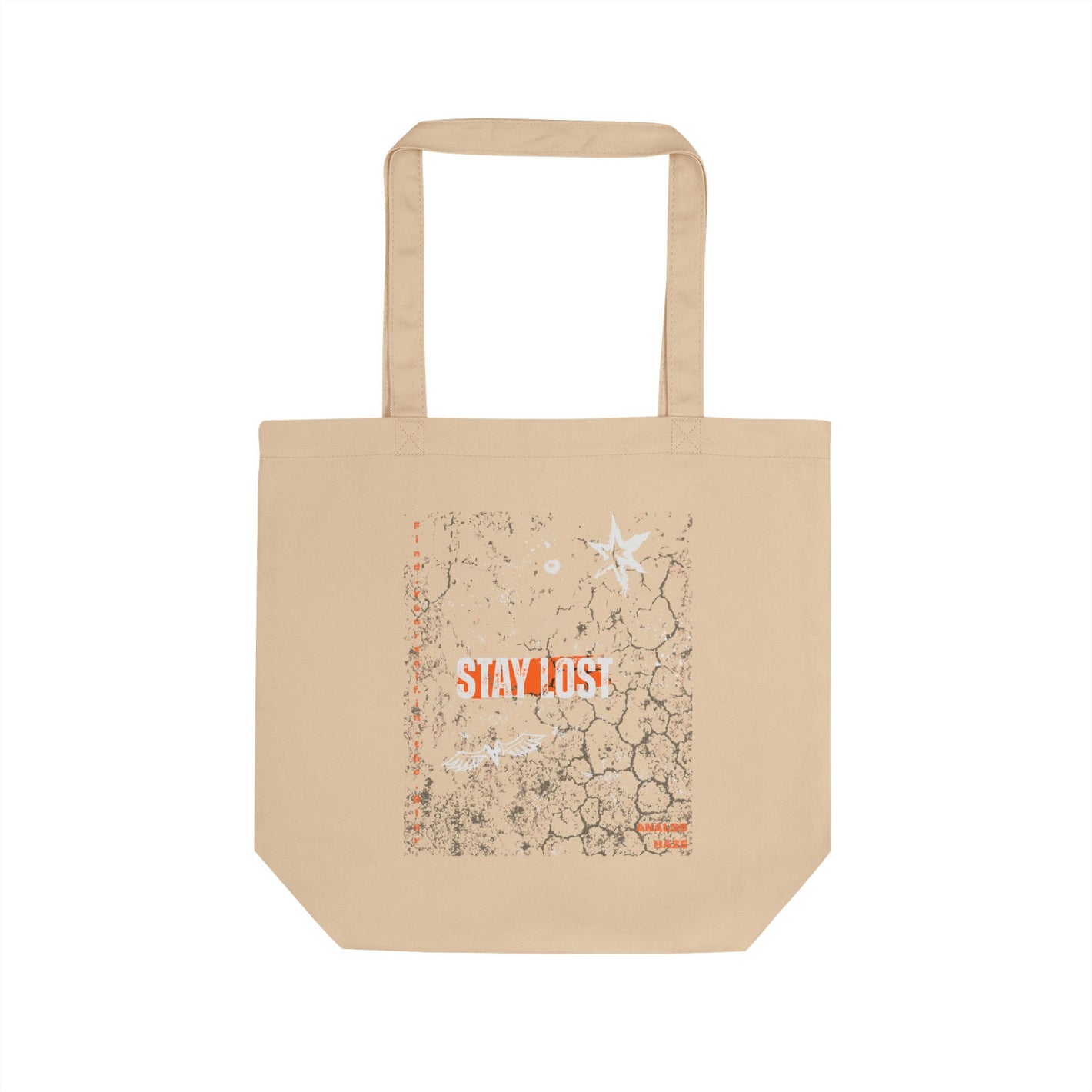 Stay Lost Floral Eco Tote Bag — Vintage Desert Floral Reusable Market Bag