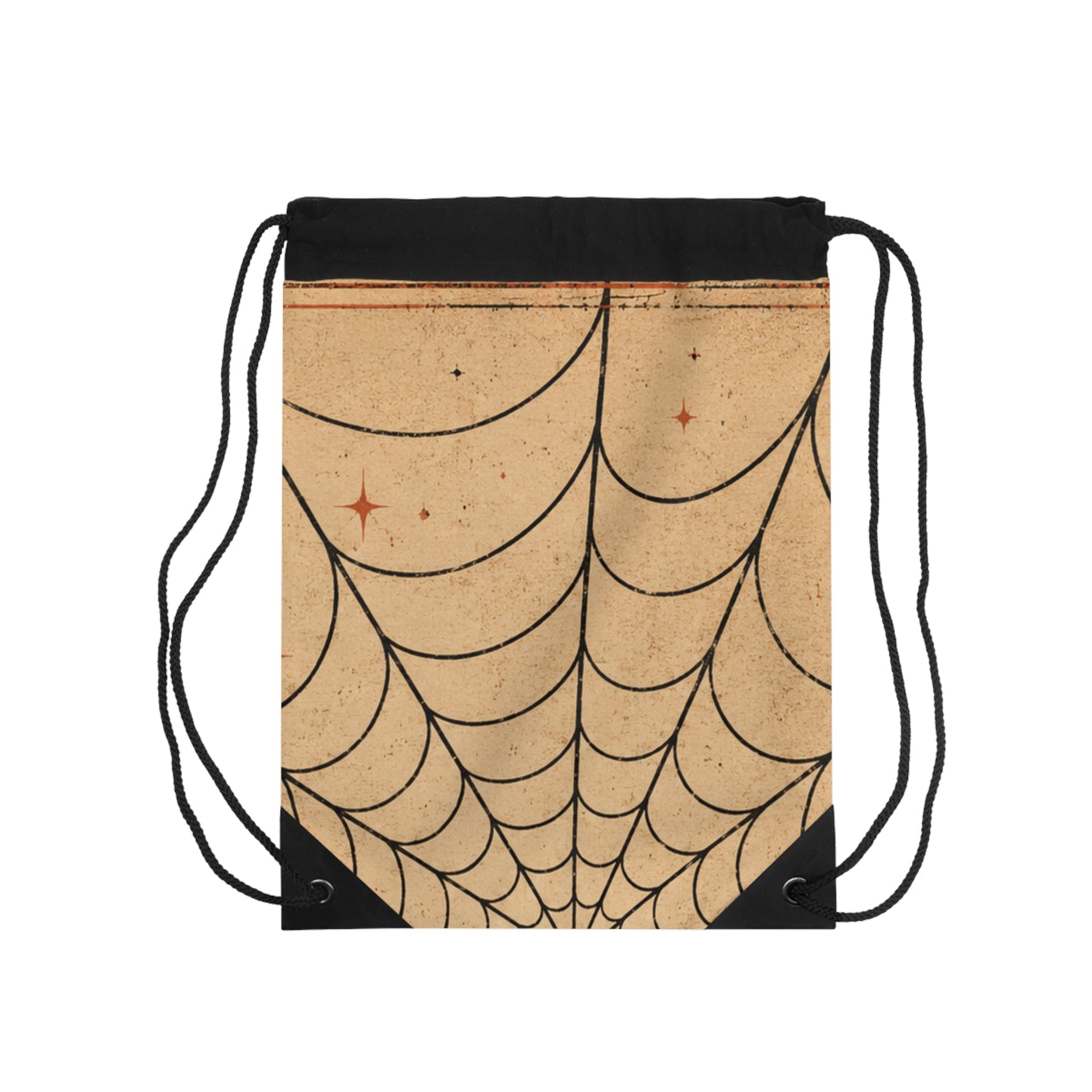 Analog Haze Spiderweb Drawstring Bag