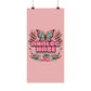 Analog Haze Matte Poster — Retro Butterfly Cherry Wall Art