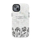 Vintage Botanical Magnetic Phone Case — "Between Static and Sleep: Analog Heart Files Vol. 01"