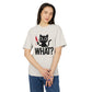 What? Black Cat Holding Bloody Knife Heavyweight Graphic Tee