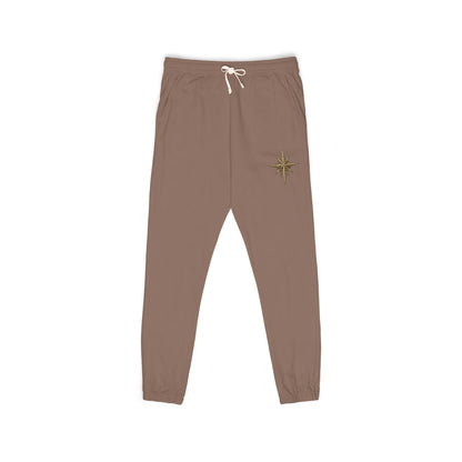 Compass Star Sweatpants — Fleece Joggers with Nautical Design