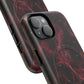 Pink Butterfly "Analog Haze" Tough Magnetic Phone Case — Retro Y2K Cherry Design