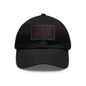 Leather Patch Baseball Cap: Backstage Phantom