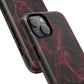 Pink Butterfly "Analog Haze" Tough Magnetic Phone Case — Retro Y2K Cherry Design