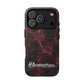 Pink Butterfly "Analog Haze" Tough Magnetic Phone Case — Retro Y2K Cherry Design