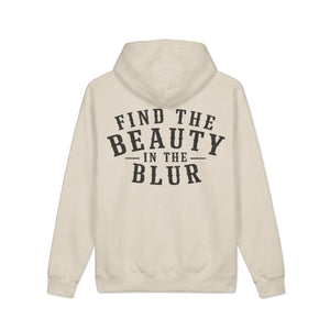 Find the Beauty in the Blur Hoodie (Inspirational Back Print)