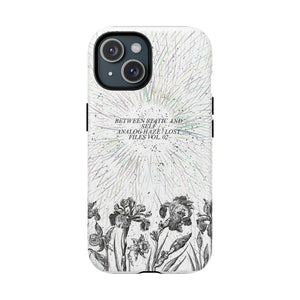 Vintage Botanical Magnetic Phone Case — "Between Static and Sleep: Analog Heart Files Vol. 01"