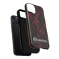 Pink Butterfly "Analog Haze" Tough Magnetic Phone Case — Retro Y2K Cherry Design