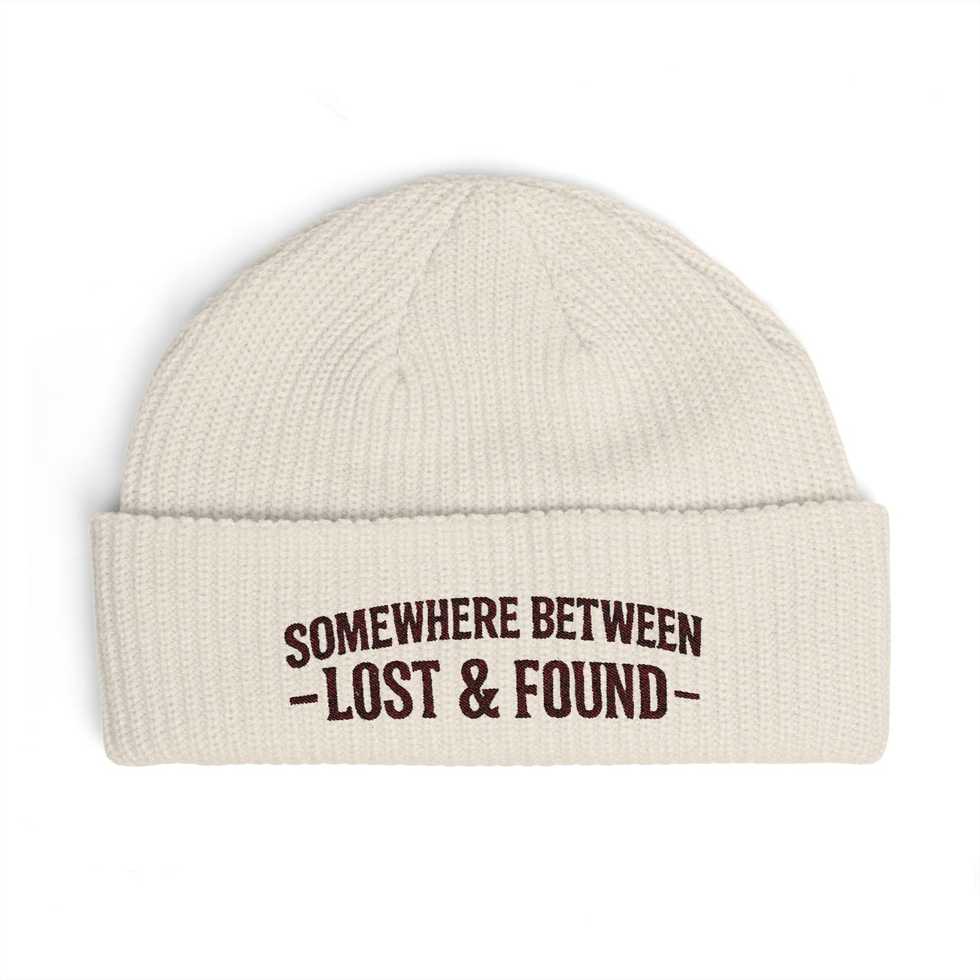 Somewhere Between Lost & Found Cuff Beanie