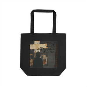 Eco Tote Bag — Abstract Urban Art Reversible Shopper ("Light in the Transition Between")