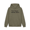 The Show Never Ends Hoodie: Vintage Graphic Pullover - Olive
