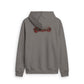 Faded Zip Hoodie — Dark Grunge Skull Graphic Zip-Up