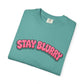 Stay Blurry Graphic T-Shirt — Retro Heart DJ Turntable Tee