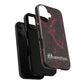 Pink Butterfly "Analog Haze" Tough Magnetic Phone Case — Retro Y2K Cherry Design