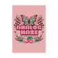 Analog Haze Matte Poster — Retro Butterfly Cherry Wall Art