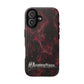 Pink Butterfly "Analog Haze" Tough Magnetic Phone Case — Retro Y2K Cherry Design