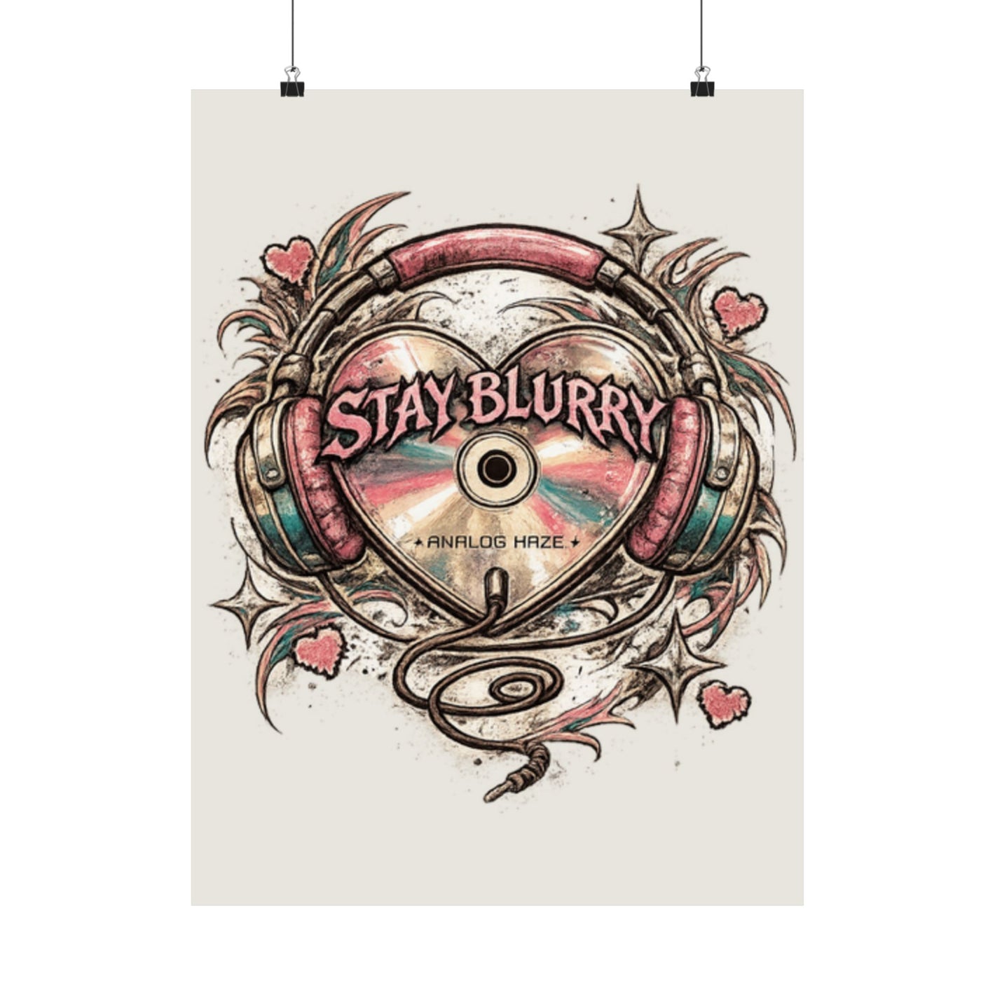 Stay Blurry Poster