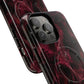Pink Butterfly "Analog Haze" Tough Magnetic Phone Case — Retro Y2K Cherry Design