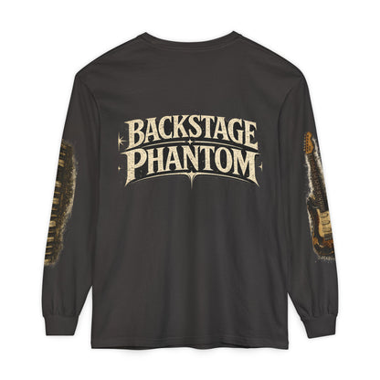 Backstage Phantom Long Sleeve Tee — Vintage Guitar & Keyboard Tour Shirt