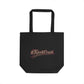 Eco Tote Bag - 'A Little Wild Sweet' Skull Graphic Tote (Kiss & Crash Logo)