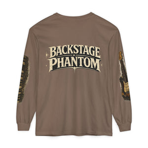 Backstage Phantom Long Sleeve Tee — Vintage Guitar & Keyboard Tour Shirt