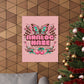 Analog Haze Matte Poster — Retro Butterfly Cherry Wall Art