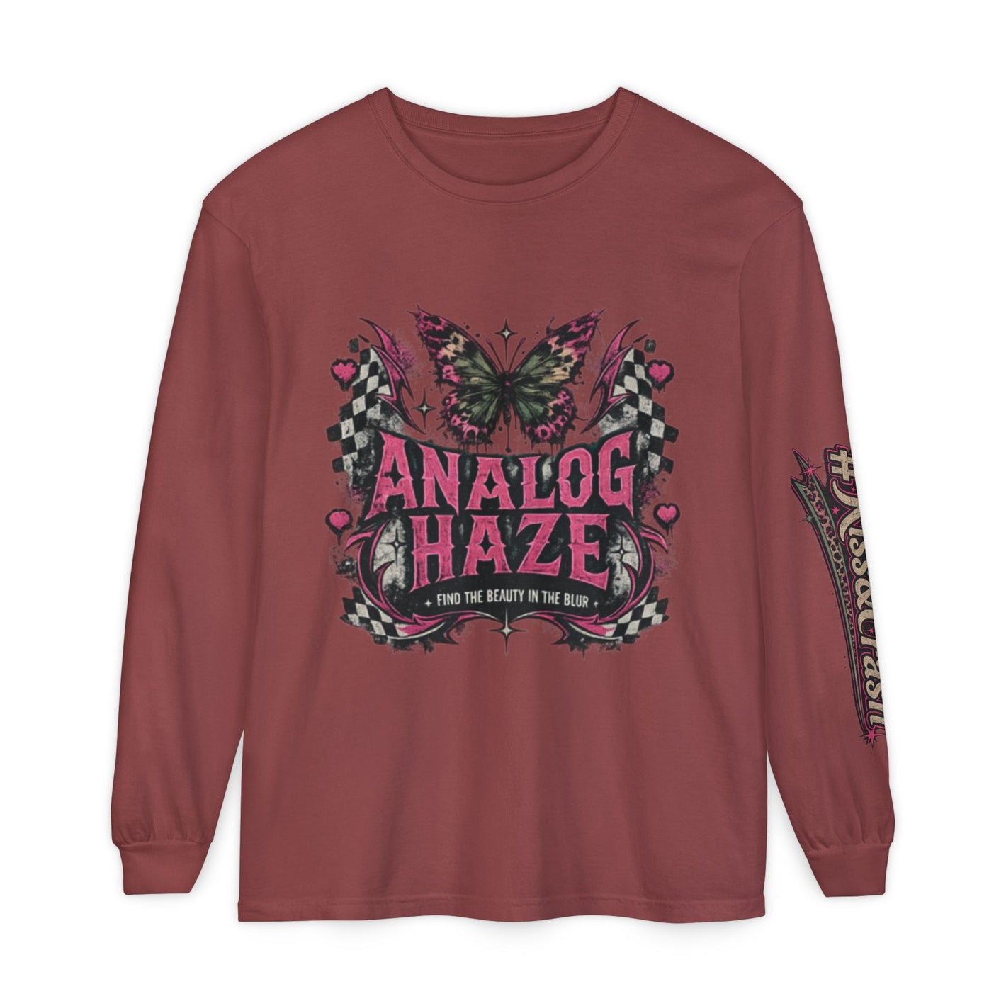 Analog Haze Butterfly Long Sleeve Tee