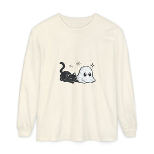 Ghost & Black Cat Long Sleeve Tee