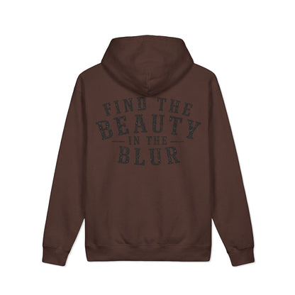 Find the Beauty in the Blur Hoodie (Inspirational Back Print)