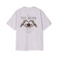 Till Death Skeleton Hands Rose Oversized Tee