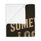 Somewhere Between Lost & Found Vintage Adventure Throw Blanket