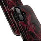 Pink Butterfly "Analog Haze" Tough Magnetic Phone Case — Retro Y2K Cherry Design