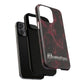 Pink Butterfly "Analog Haze" Tough Magnetic Phone Case — Retro Y2K Cherry Design