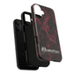 Pink Butterfly "Analog Haze" Tough Magnetic Phone Case — Retro Y2K Cherry Design
