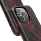 Pink Butterfly "Analog Haze" Tough Magnetic Phone Case — Retro Y2K Cherry Design