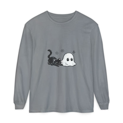 Ghost & Black Cat Long Sleeve Tee
