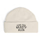 "Find the Beauty in the Blur" Light Embroidered Knit Beanie