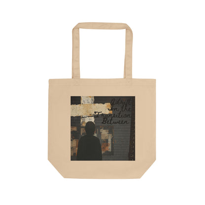 Eco Tote Bag — Abstract Urban Art Reversible Shopper ("Light in the Transition Between")