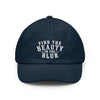 "Find the Beauty in the Blur" Embroidered Casual Cap - Navy