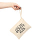 Canvas Zipper Pouch – "Find the Beauty in the Blur" Inspirational Bag