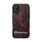 Pink Butterfly "Analog Haze" Tough Magnetic Phone Case — Retro Y2K Cherry Design