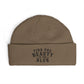 "Find the Beauty in the Blur" Light Embroidered Knit Beanie