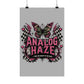 Analog Haze Matte Poster — Retro Butterfly Cherry Wall Art