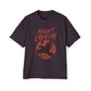 Night Creature Tee — Raven Graphic Men's Oversized T‑Shirt