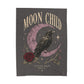 Moon Child Velveteen Blanket — Raven & Crescent Moon Plush Throw