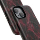 Pink Butterfly "Analog Haze" Tough Magnetic Phone Case — Retro Y2K Cherry Design